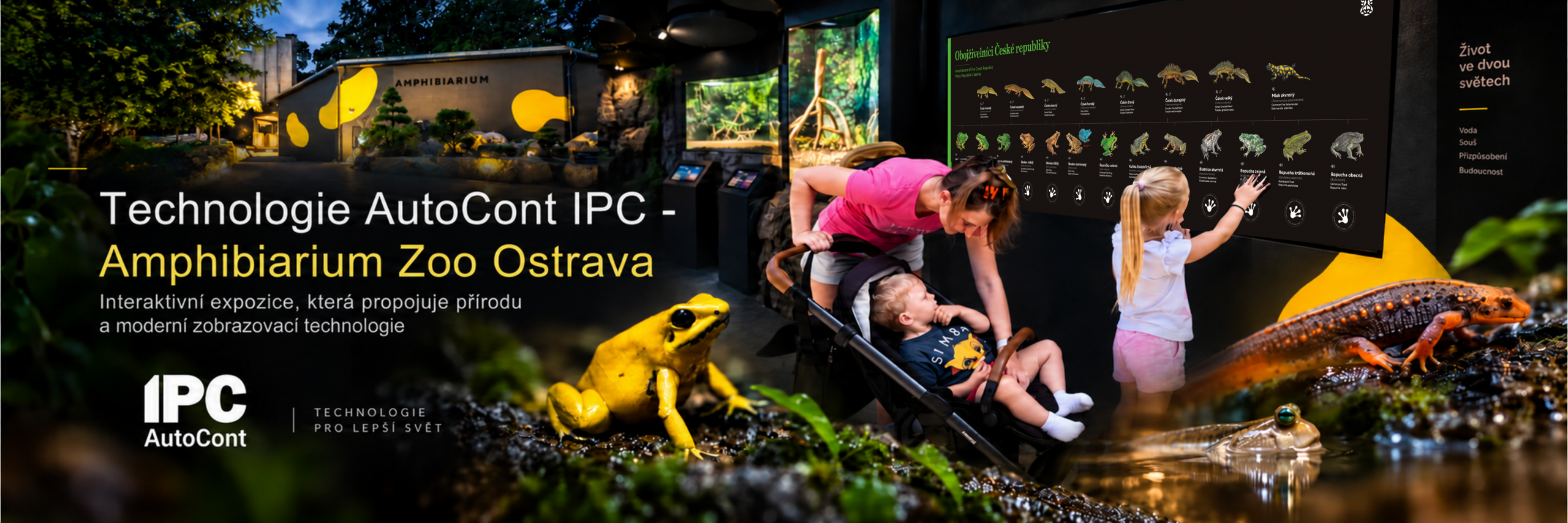 Technologie AutoCont IPC v Amphibiariu Zoo Ostrava
